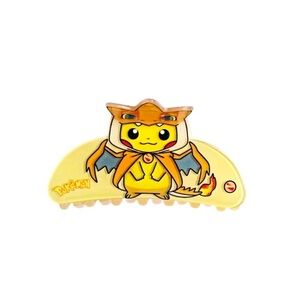 3 For $35 Pokemon Charizard Suit Pikachu Hair Claw Acrylic Acetate Hair Clip